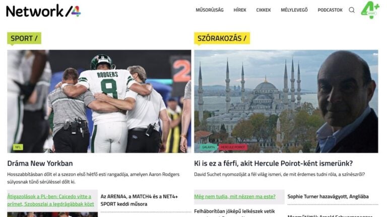 A Network4 megújult digitális felülete