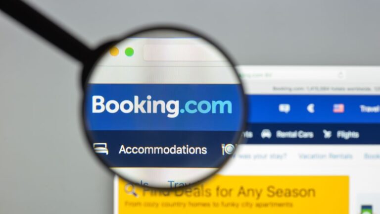 A Booking.com honlapja