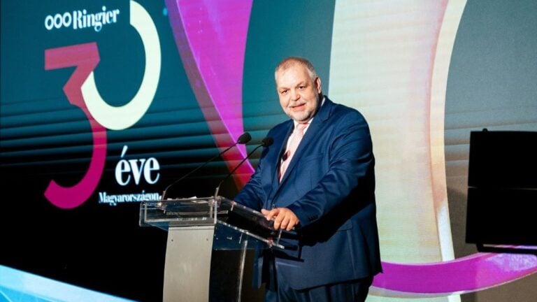 Kovács Tibor, a Ringier Hungary ügyvezető igazgatója a médiavállalat jubileumi ünnepségén.