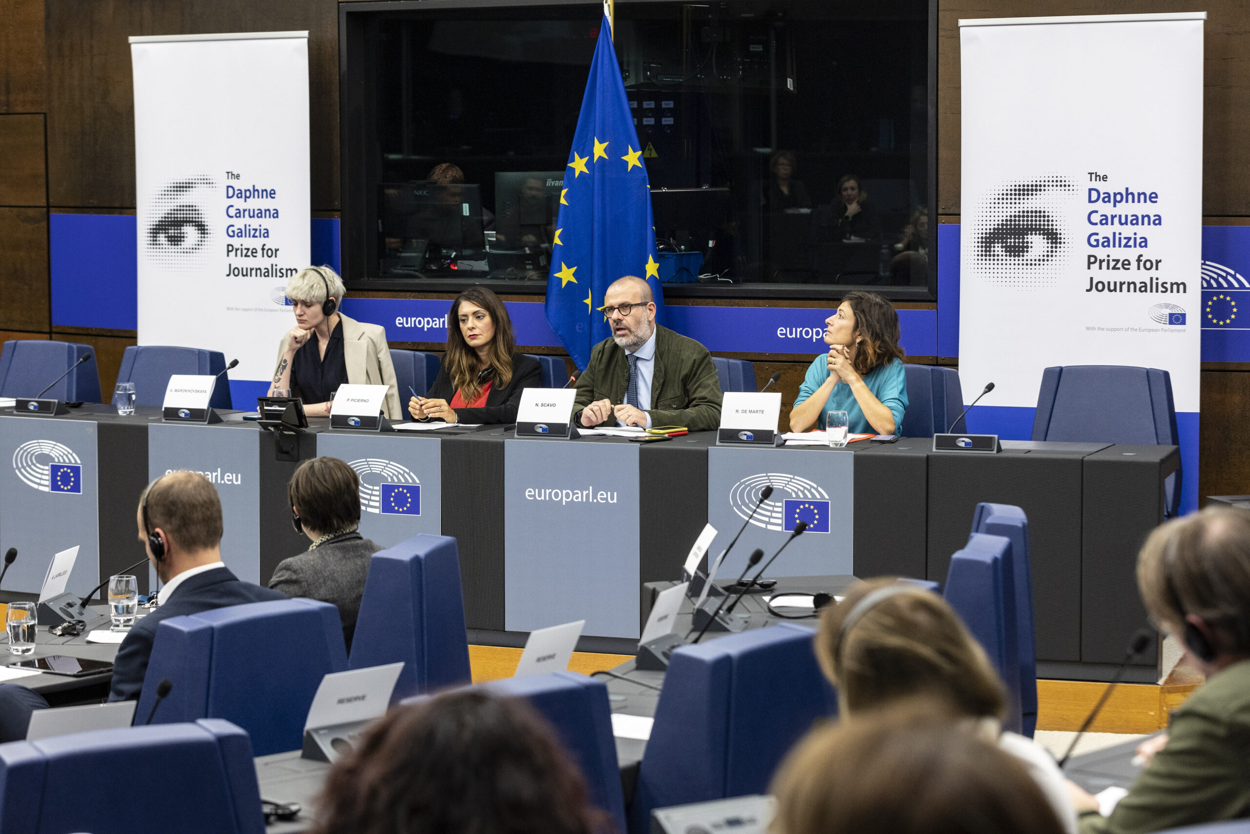 Európai Parlament „A médiaszabadság védelme: Az Európai Unió szerepe” című szemináriuma. Forrás: Európai Parlament