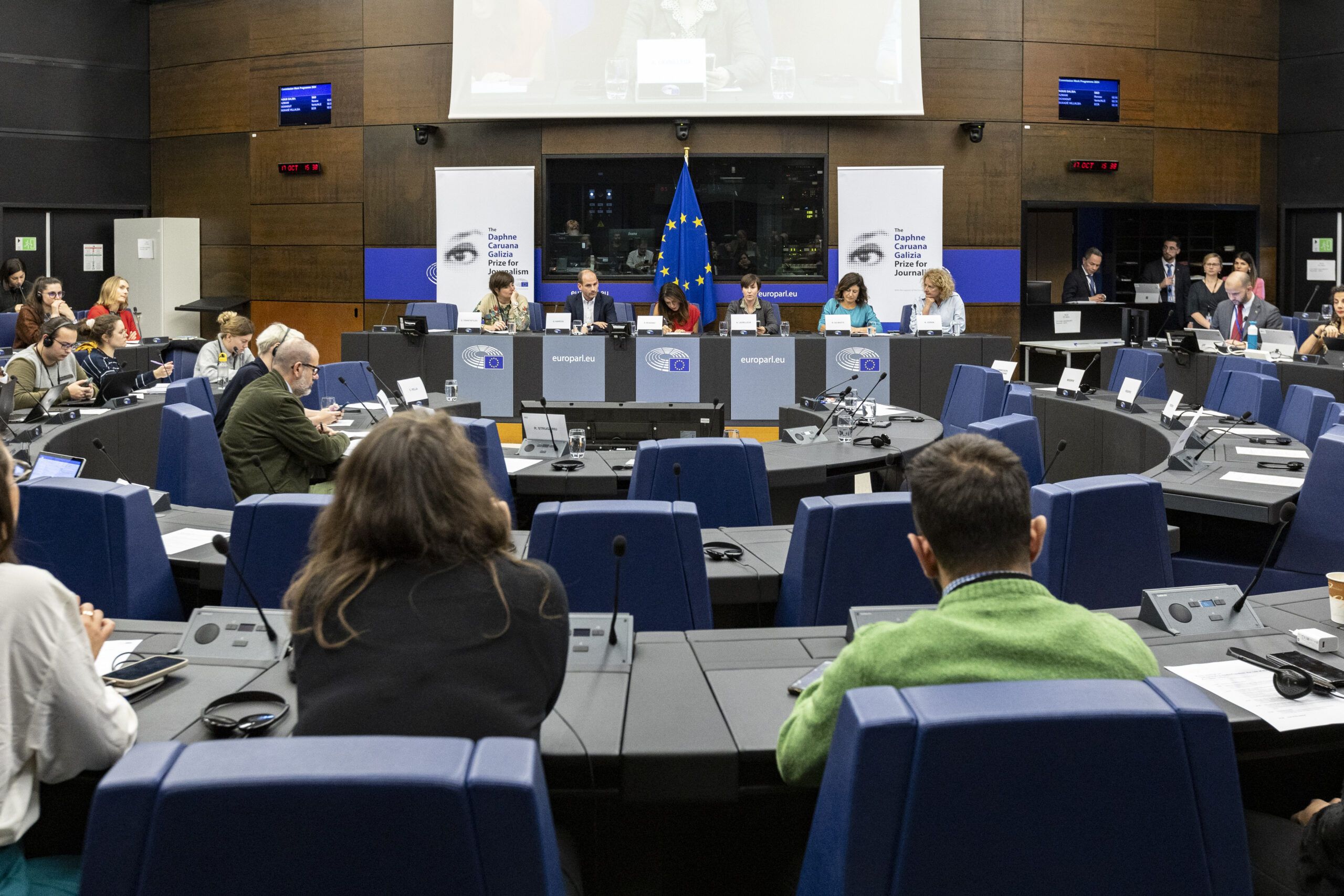 Európai Parlament „A médiaszabadság védelme: Az Európai Unió szerepe” című szemináriuma. 