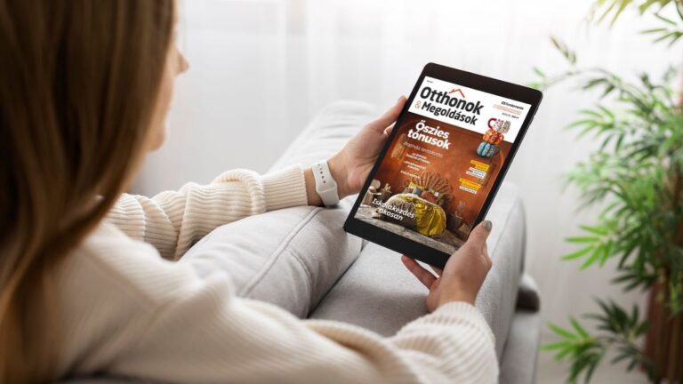 Az Otthonok & Megoldások magazin digitális formátuma