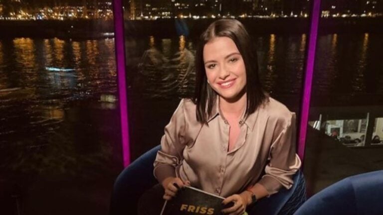 Lola a Petőfi TV stúdiójában