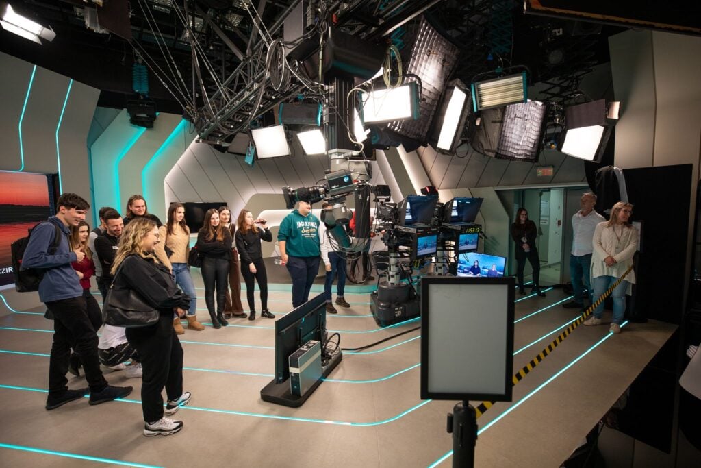 Az RTL székház egyik stúdiója