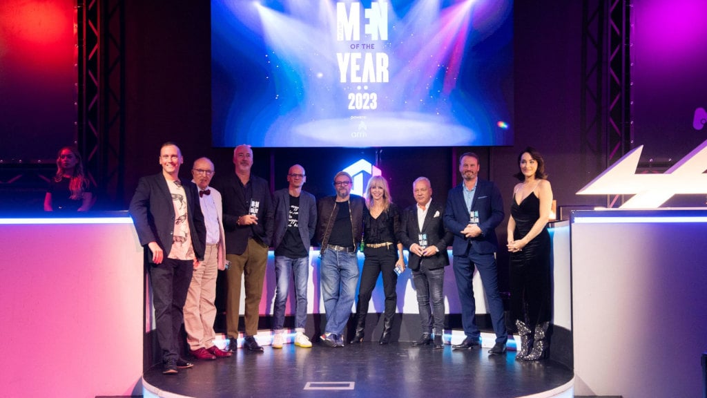 Zomborácz Iván és zaz InStyle Men of the Year győztesei