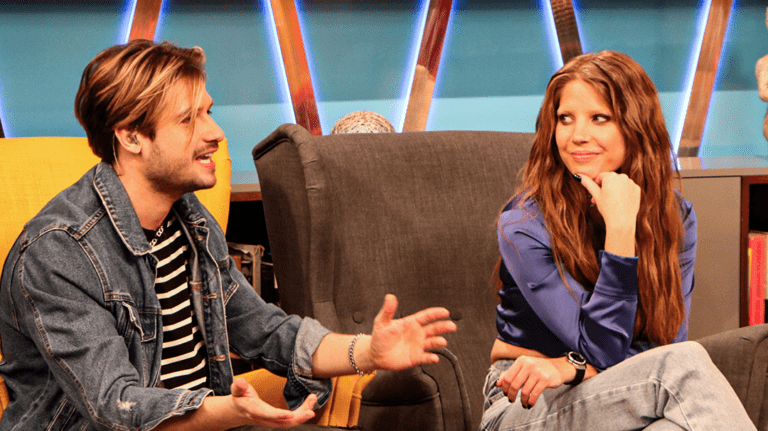 Miller Dávid és Szabó Zsófi a Reggeliben