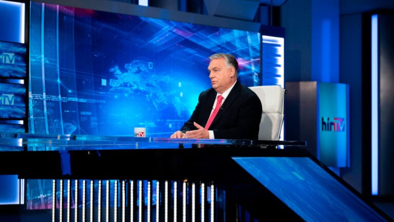 Orbán Viktor interjút ad a HírTV-nek 2023.12.21-én