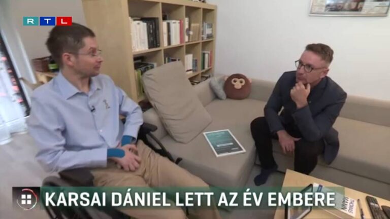 Karsai Dániel átvette az elismerést