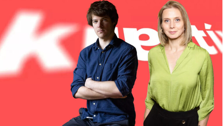 Molnár Zoltán, a Telex új, a Kreatív régi munkatársa és Vörös L. Andrea, a Kreatív régi-új munkatársa