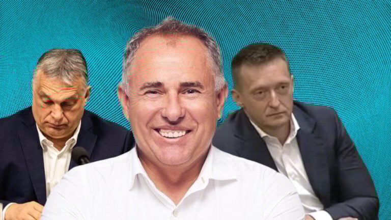 Varga Zoltán (Central Médiacsoport) középen, balra Orbán Viktor miniszterelnök, jobbra Rogán Antal. A kép illusztráció!