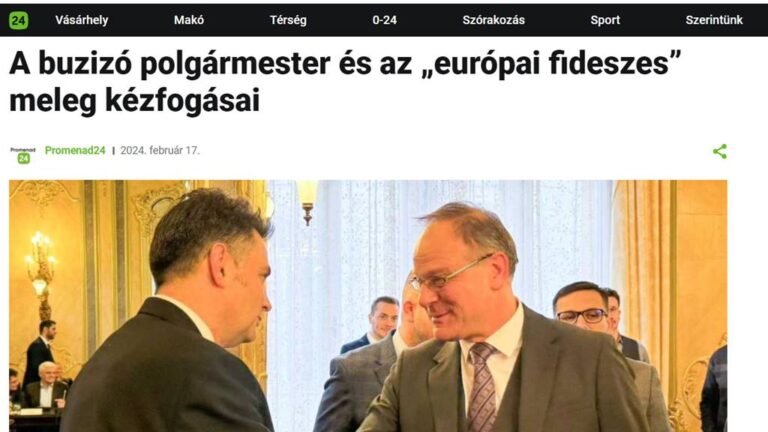 A Promenad24 cikke Navracsics Tiborról és Márki-Zay Péterről