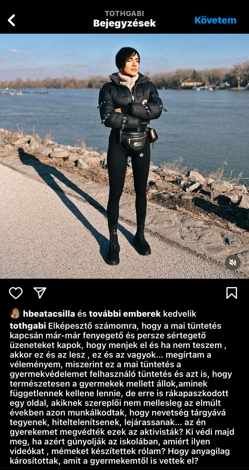 Tóth Gabi elérhetetlenné vált eredeti bejegyzése