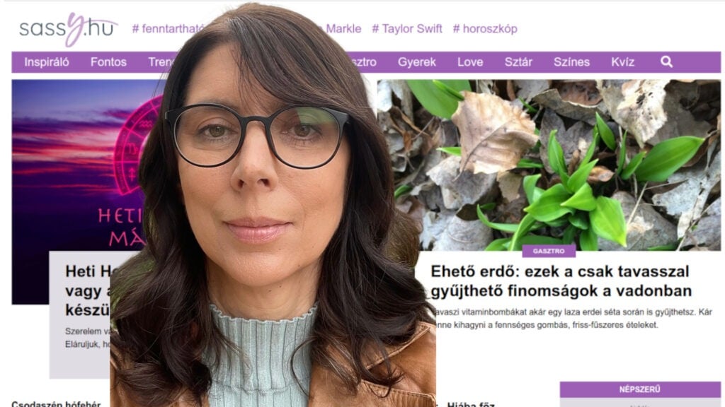 Hegedűs Noémy, a Sassy új főszerkesztője