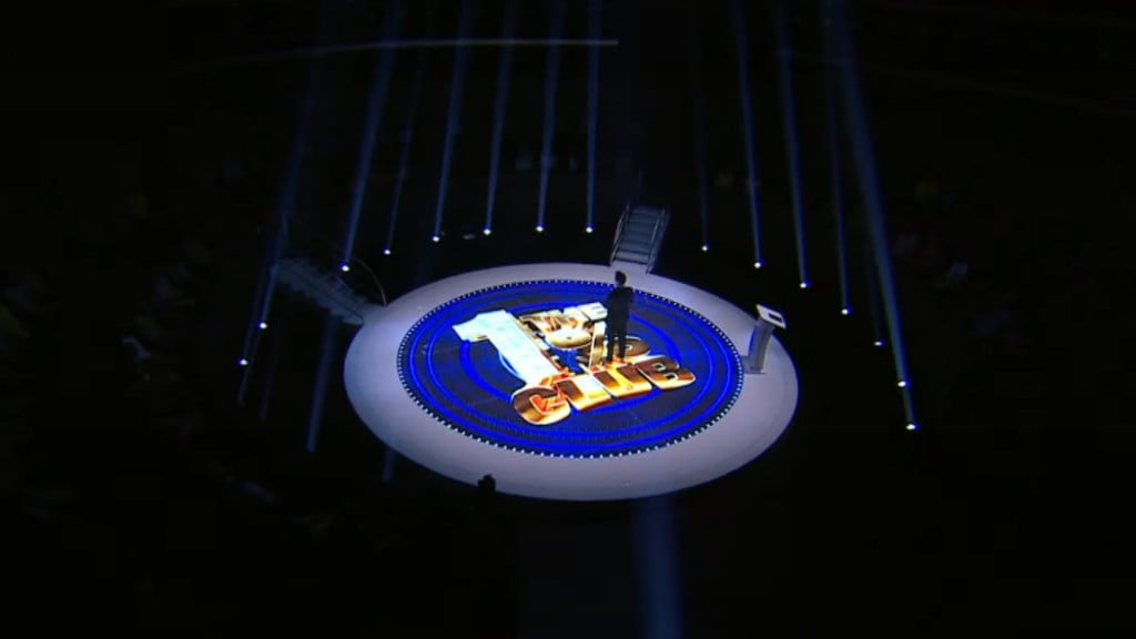 Az 1 % Club című műsor adása az ausztrál Channel 7 csatornán