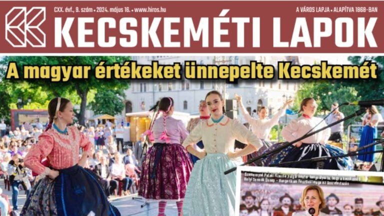 A Kecskeméti Lapok legfrissebb számának címlapja