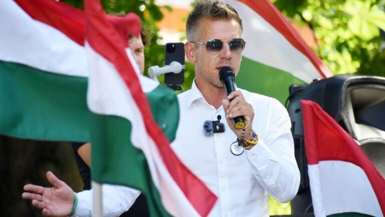 Magyar Péter, a Tisza Párt EP-listavezetője