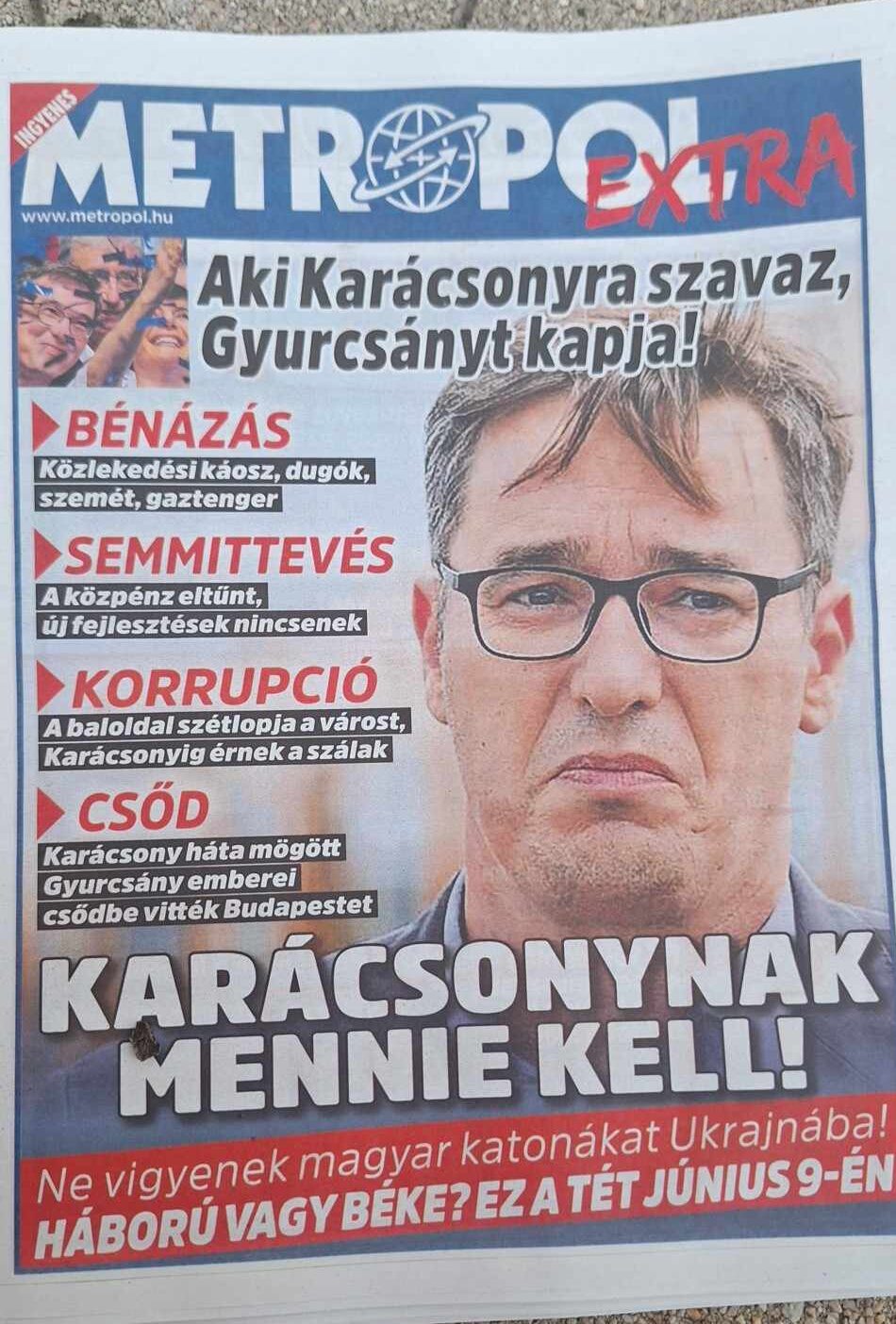 Metropol: külön mellékletet kapott Karácsony Gergely