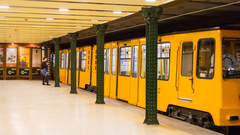 Kisföldalatti (M1 metró) Budapesten.