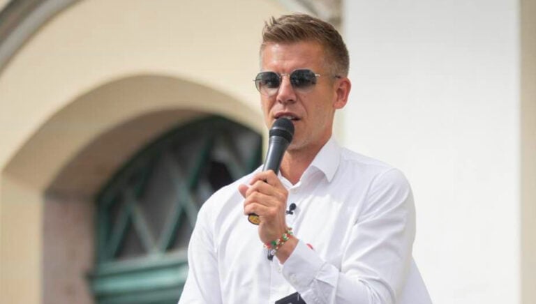 Magyar Péter, a Tisza Párt alelnöke