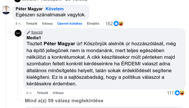 Magyar Péter: Egészen szánalmasak vagytok