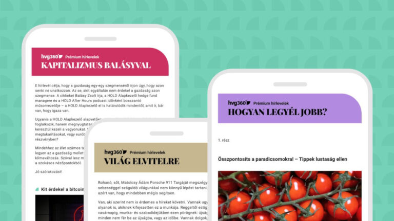 HVG360 Prémium hírlevelek