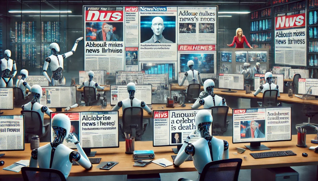 Robotújságírás AI-val egy szerkesztőségben.