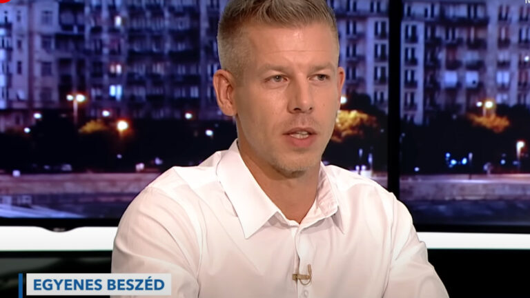 Magyar Péter az ATV Egyenes beszéd című műsorában 2024.08.14-én
