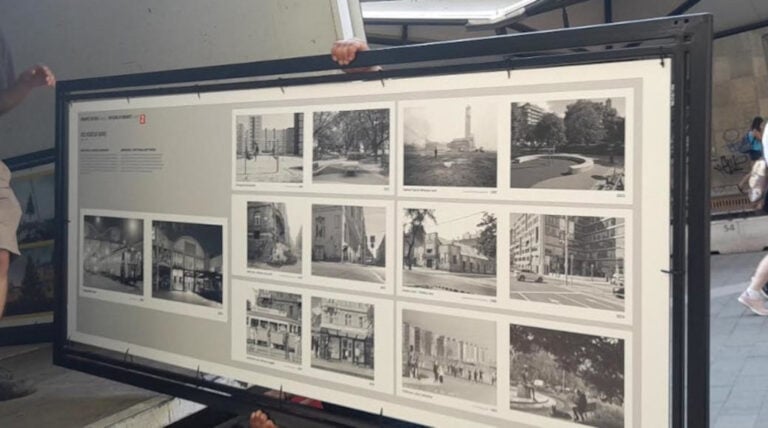 Bontják a 42. Magyar Sajtófotó Kiállítást bontják