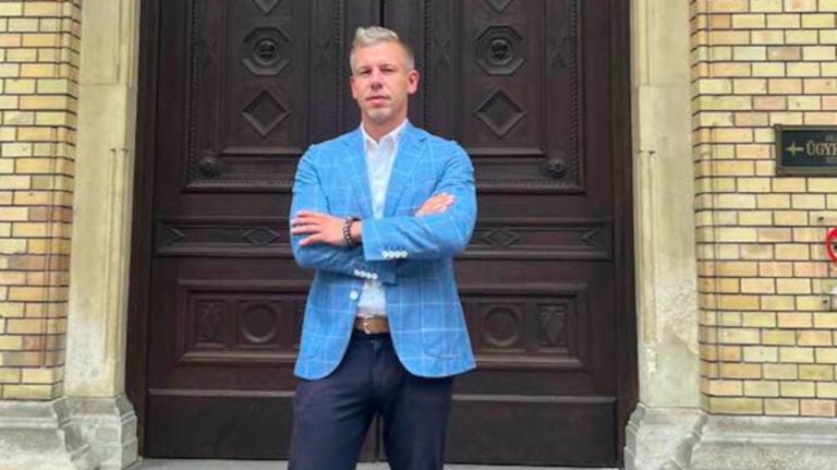 Magyar Péter, a Tisza Párt elnöke