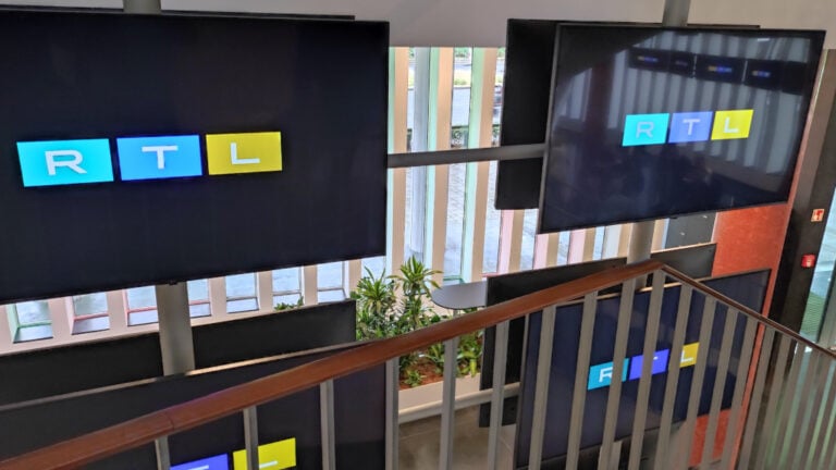Az RTL új székházának egyik szeglete