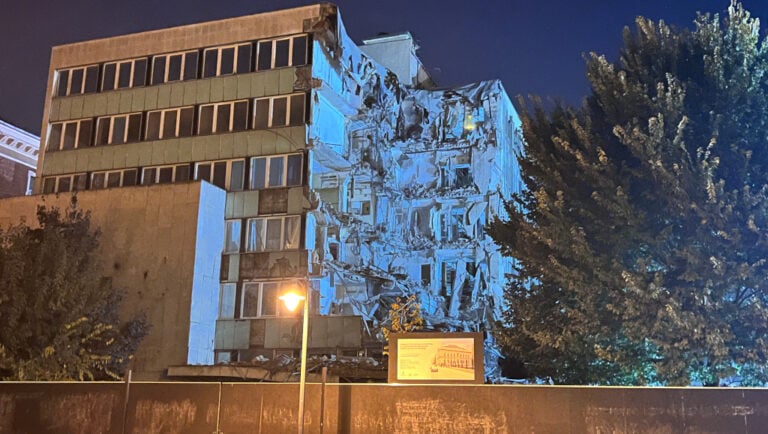 A Magyar Rádió épülete 2024.10.24-én