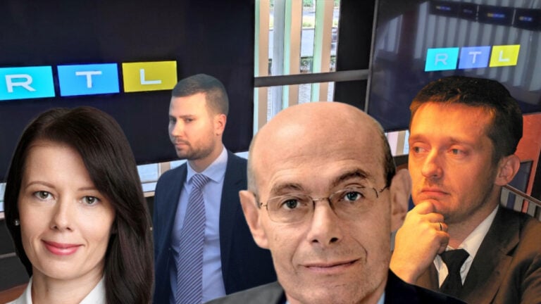 Vidus Gabriella (RTL Magyarország vezérigazgatója), Nagy Ádám, Rogán Antal kabinetfőnöke és bizalmasa, Andreas Rudas, az RTL Group egykori regionális igazgatója és Rogán Antal propagandaminiszter