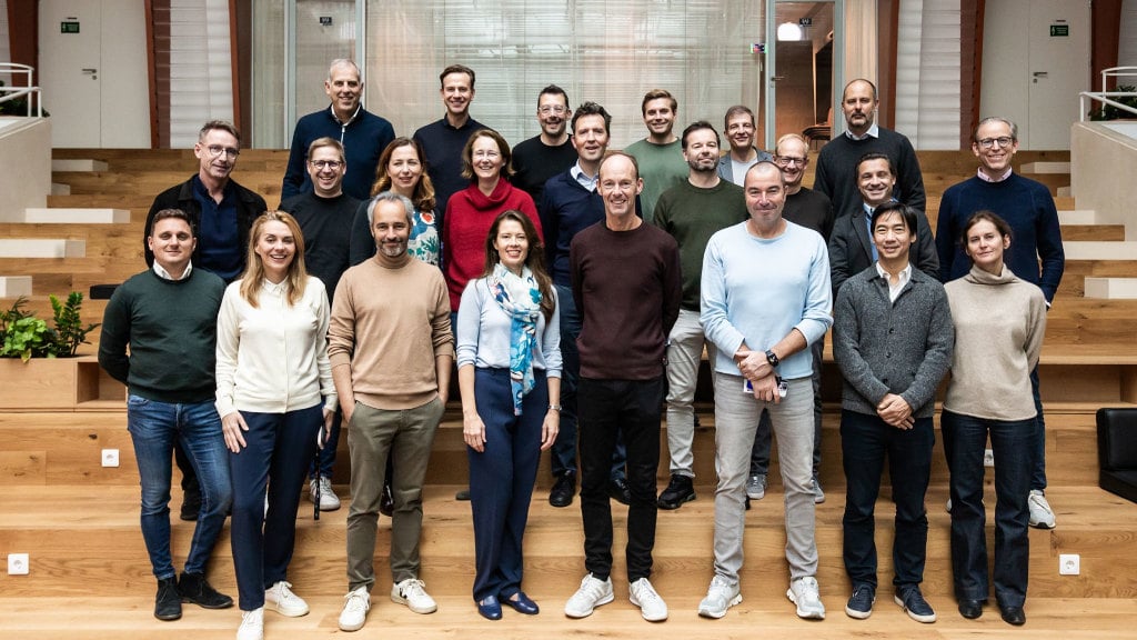 Thomas Rabe, Vidus Gabriella és és több más RTL-es vezető az RTL Ligetben 2024 novemberében