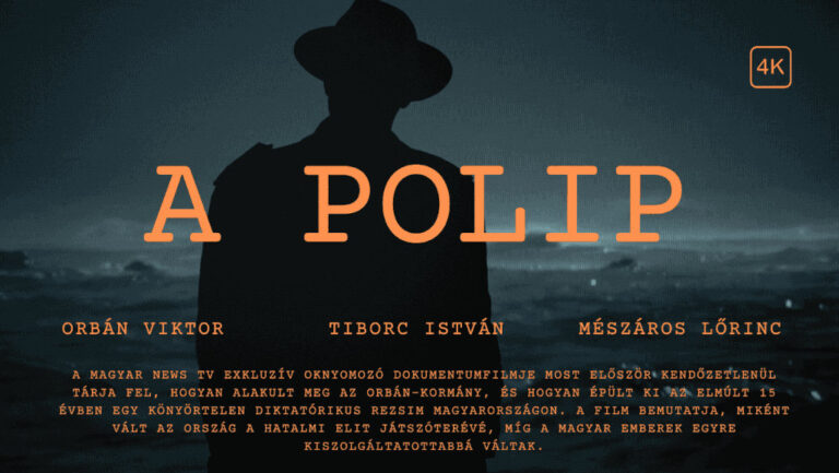 A Polip, a 2025 márciusában induló Magyar News TV kisfilmjének előzetese