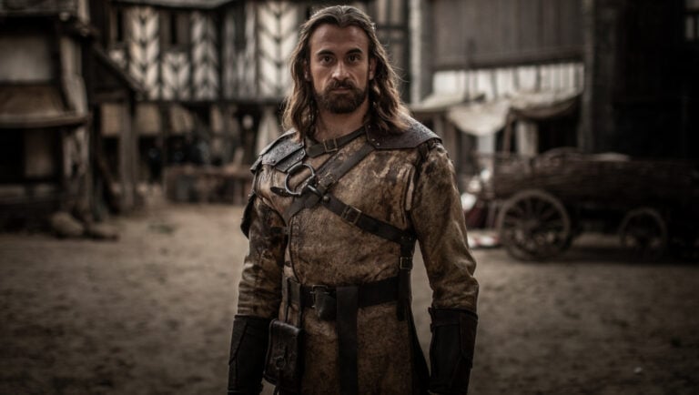 A Hunyadi sorozat egyik jelenete a TV2-n