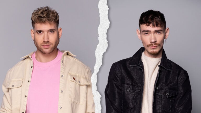 Osváth Zsolt és volt párja, Zsenyei Patrik az RTL+ Exek csatája című reality-jében