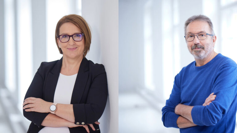 Moharos Andrea és Gajdos István, a Ringier leendő és leköszönő marketing és terjesztési igazgatója