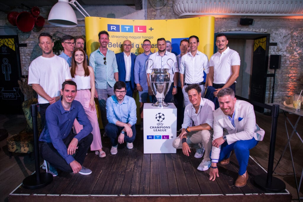 Az RTL+ Premium UEFA futball-közvetítések stábja