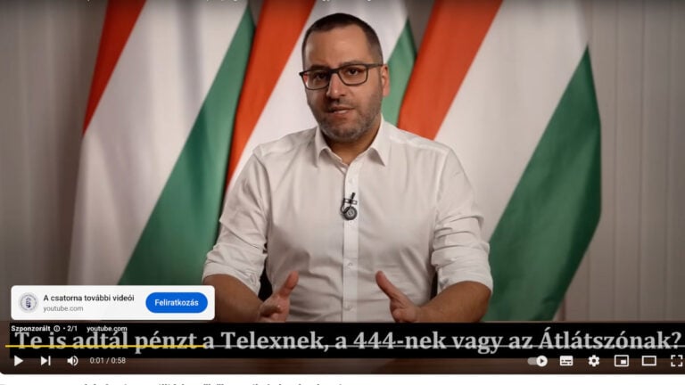 Lánczi Tamás és a Szuverenitásvédelmi Hivatal a kormánykritikus médiumokat támadó videója a YouTube-on
