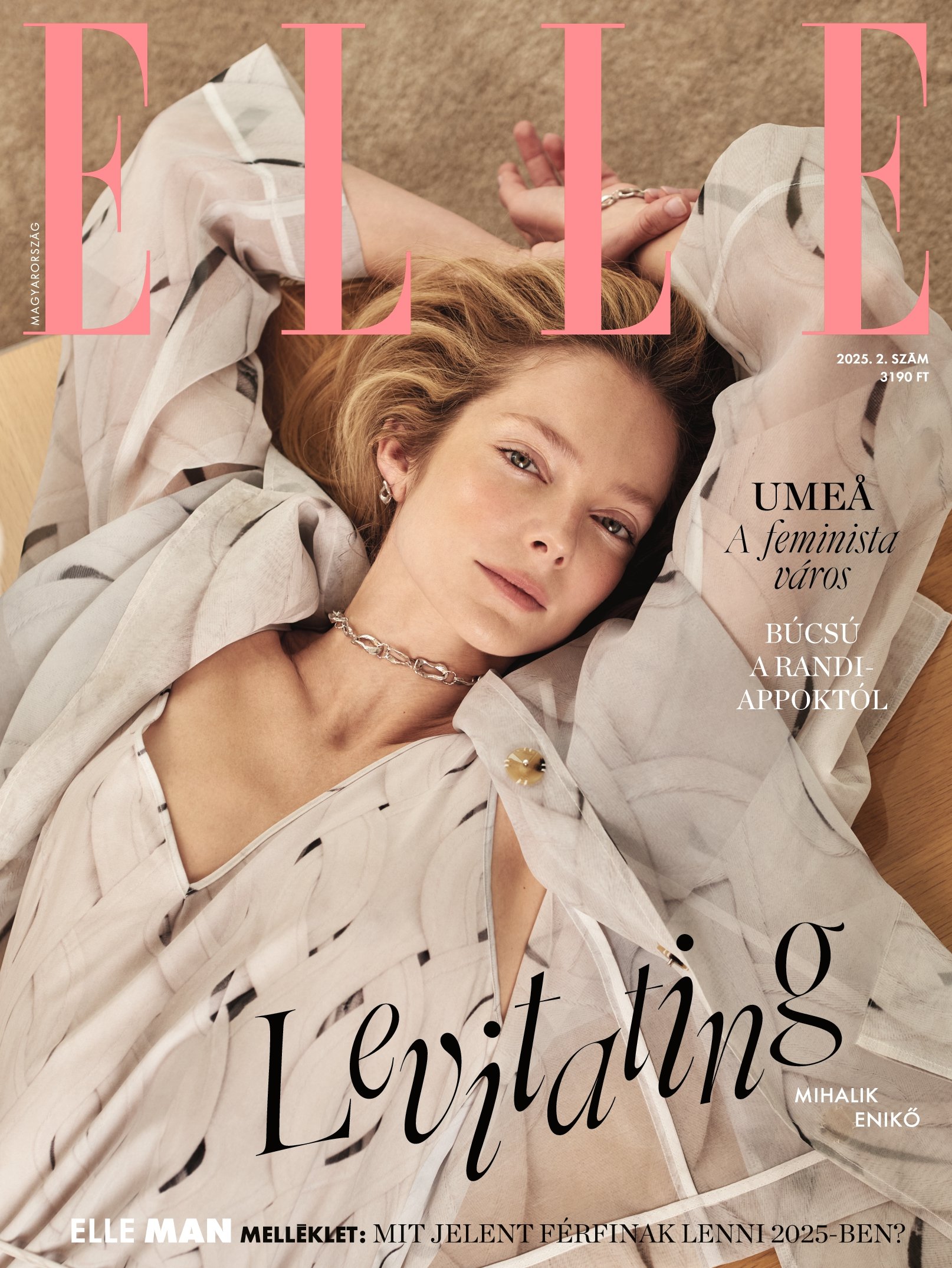 Elle magazin Mihalik Enikővel a címlapon