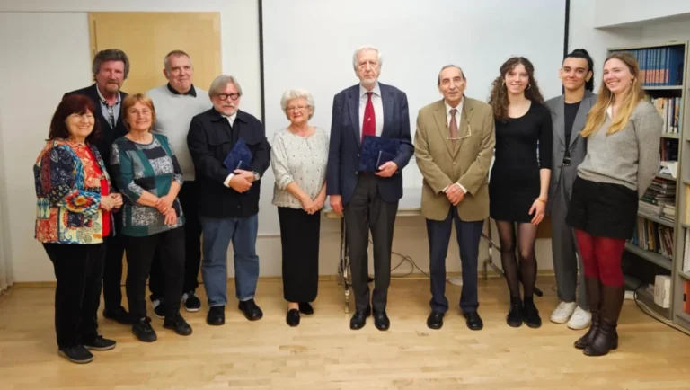 A MÚOSZ Európánkért díjak átadása 2025.05.08-án az újságírószövetség székházában