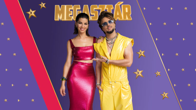 Ördög Nóra és Szépréthy Roland, a Megasztár 8 műsorvezetői