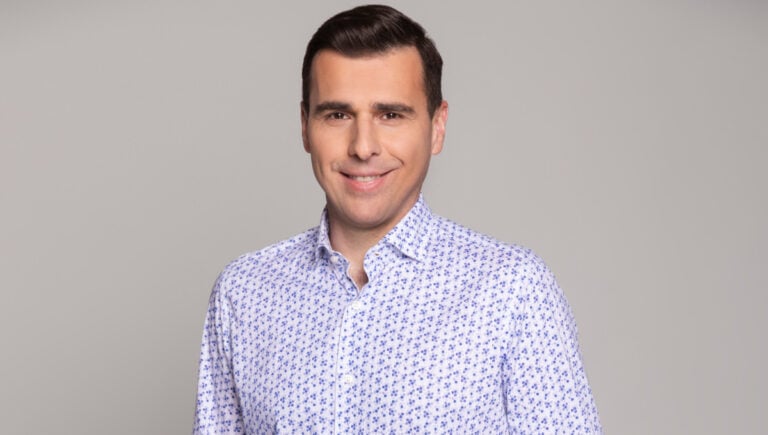 Gaál Áron, az RTL meteorológusa