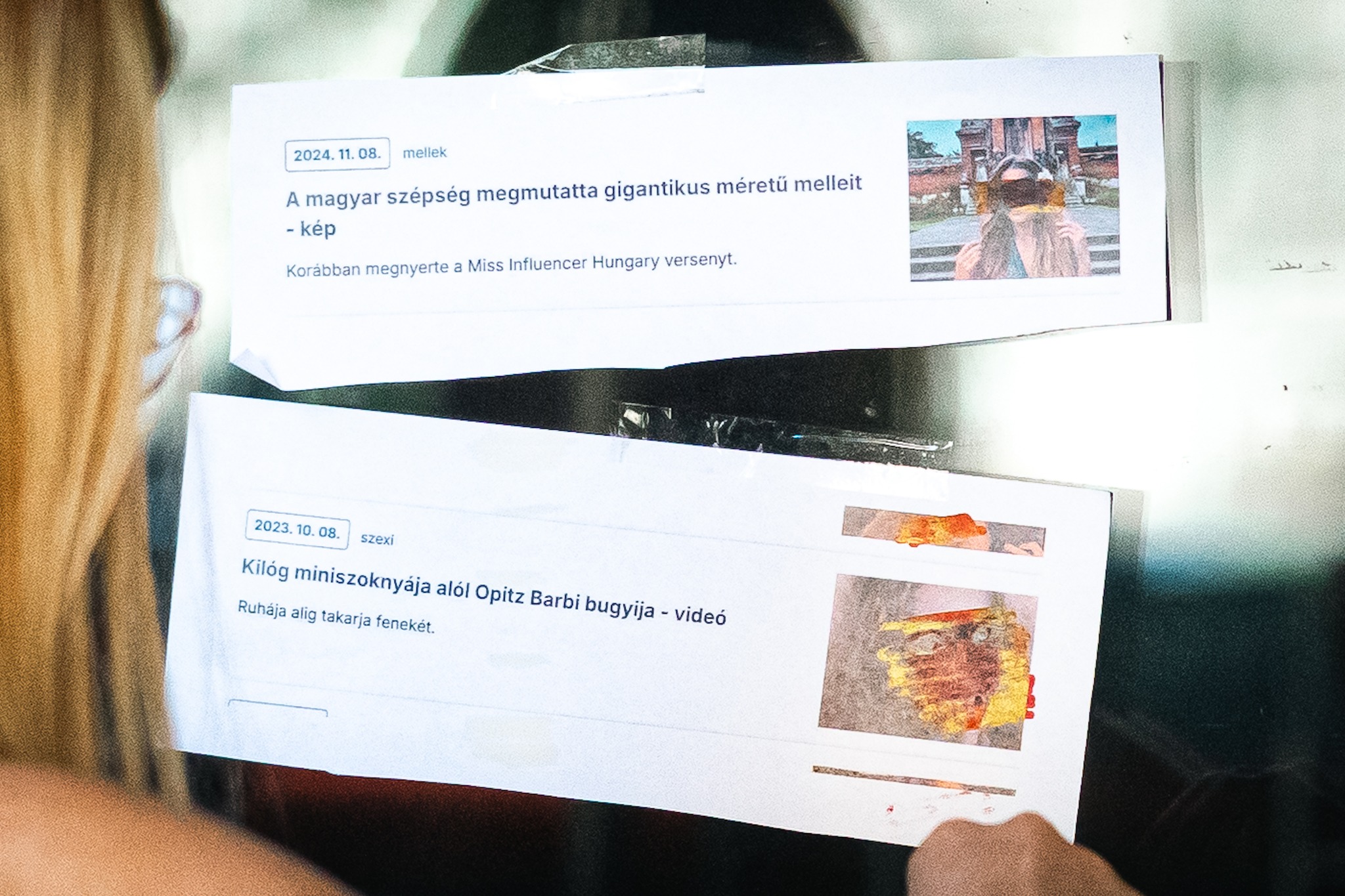 Szexista cikkek a fideszes médiabirodalom lapjaiban. A Momentum tiltakozása