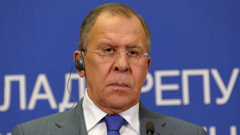 Szergej Lavrov orosz külügyminiszter
