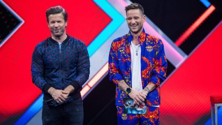 Az RTL Kalandra Fal! című műsorának műsorvezetői, Sebestyén Balázs és Istenes Bence