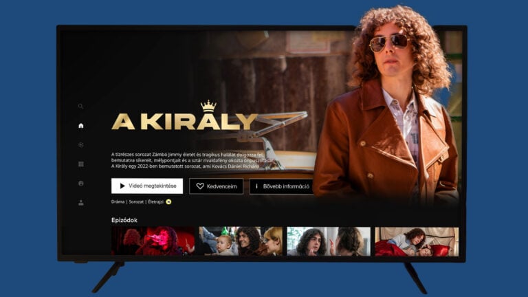 A Király az RTL+ okostévés változatában