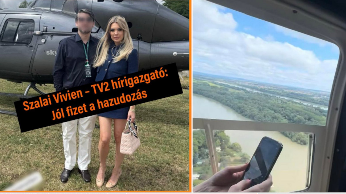 Hadházy tévedett: nem 10, hanem közel 20 milliós ékszerekben ment helikopterrel a Forma–1-re a TV2 hírigazgatója Kép