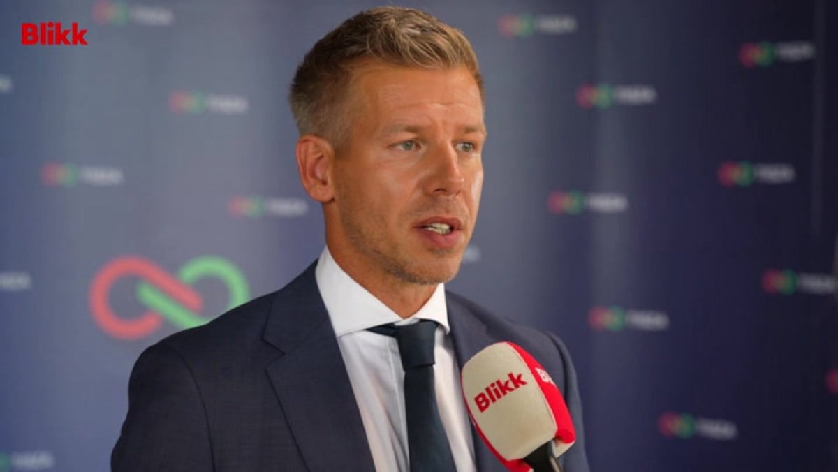 Magyar Péter, a Tisza Párt elnöke nyilatkozik a Blikk című lapnak