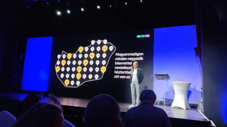 Kolosi Péter az RTL+ felhasználószámáról beszél a Big Picture 2026 konferencián Budapesten, 2025.11.06-án